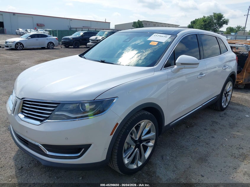 Vin: 2lmpj8lr2jbl37466, lot: 45794506, lincoln mkx reserve 20182