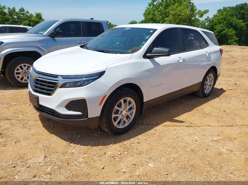 Vin: 3gnaxhegxrl121856, lot: 45794515, chevrolet equinox fwd ls 20242