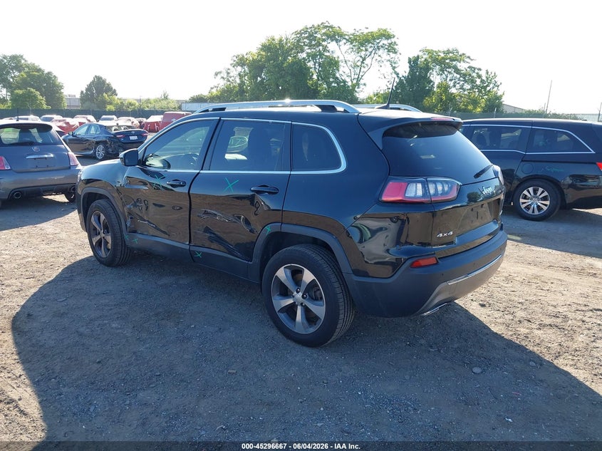 Vin: 1c4pjmdx9kd437405, lot: 45794524, jeep cherokee limited 4x4 20193