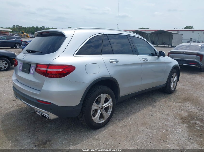 Vin: wdc0g4jb4jv064124, lot: 45794526, mercedes-benz glc 300 20184