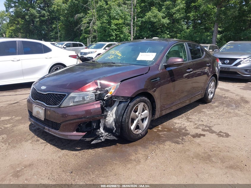 Vin: 5xxgm4a78eg305127, lot: 45794529, kia optima lx 20142