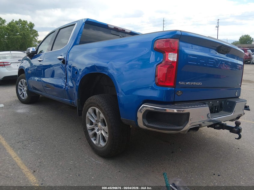 Vin: 1gcudgel2nz540597, lot: 45794532, chevrolet silverado 1500 4wd  short bed ltz 20223