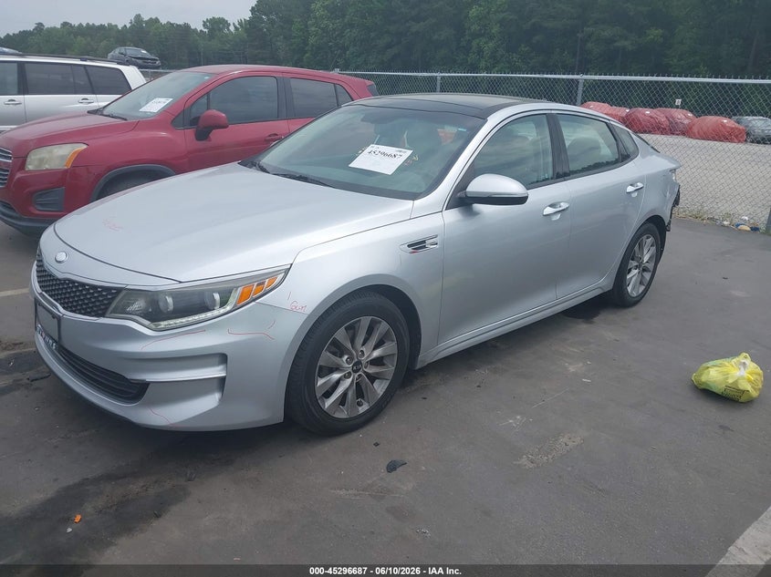 Vin: 5xxgu4l32gg079583, lot: 45794543, kia optima ex 20162