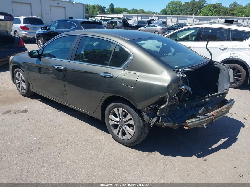 Vin: 1hgcr2f39fa014712, lot: 45794556, honda accord lx 20153