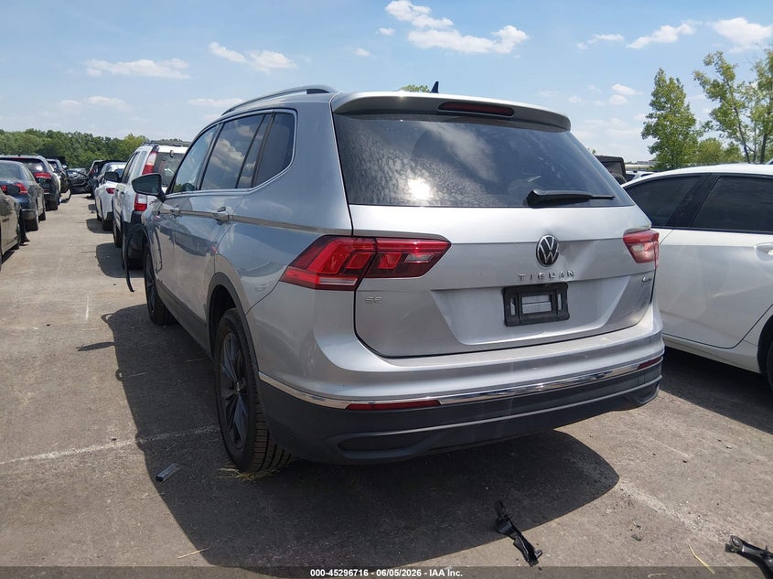 2022 VOLKSWAGEN TIGUAN auction photo 3