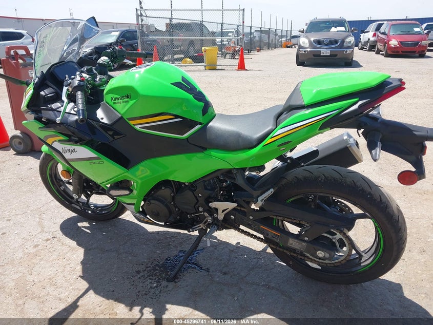 2025 Kawasaki Ex500 A/B VIN: ML5EXGJ11SDA52862 Lot: 45296741