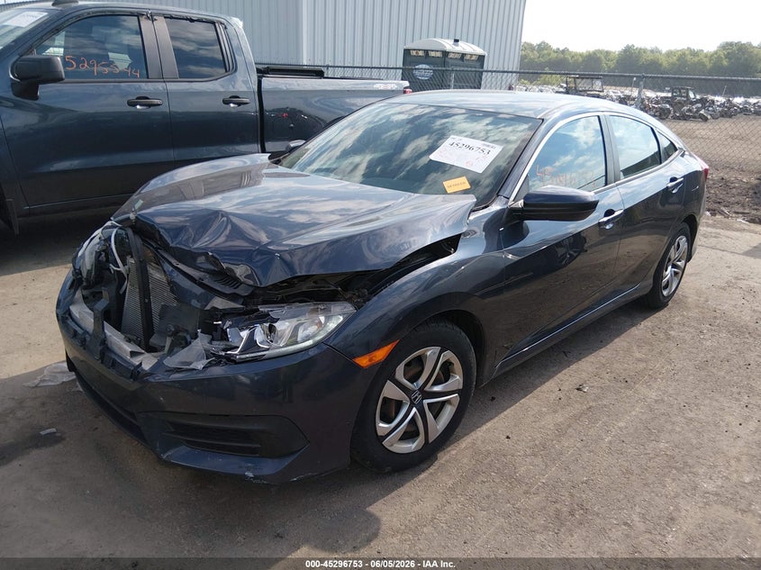 2017 Honda Civic Lx 19XFC2F50HE221455 photo 1