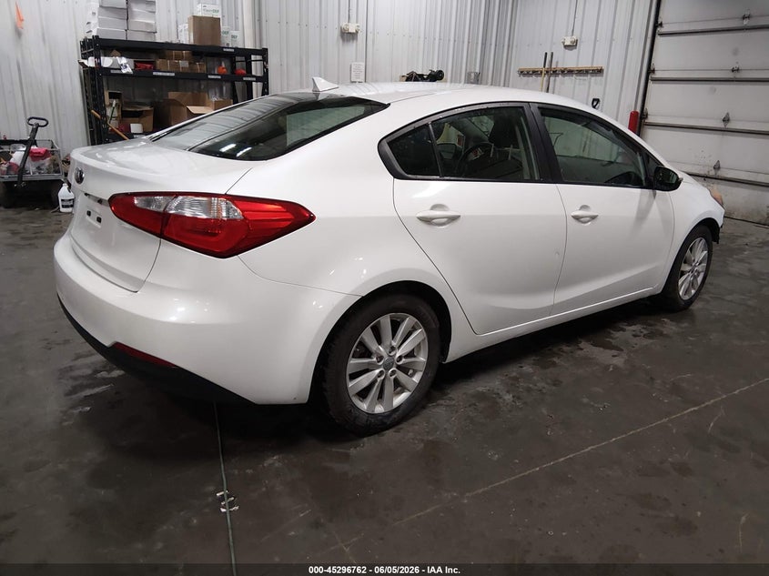 Vin: knafx4a66f5398646, lot: 45794618, kia forte lx 20154