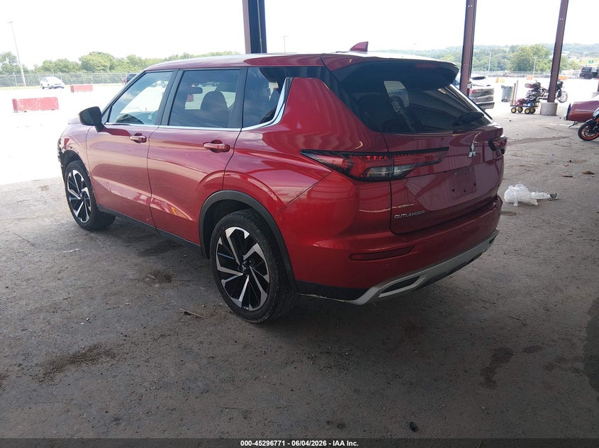 Vin: ja4j3ua86nz085527, lot: 45794627, mitsubishi outlander black edition 2wd/se 2.5 2wd/se launch edition 2wd 20223