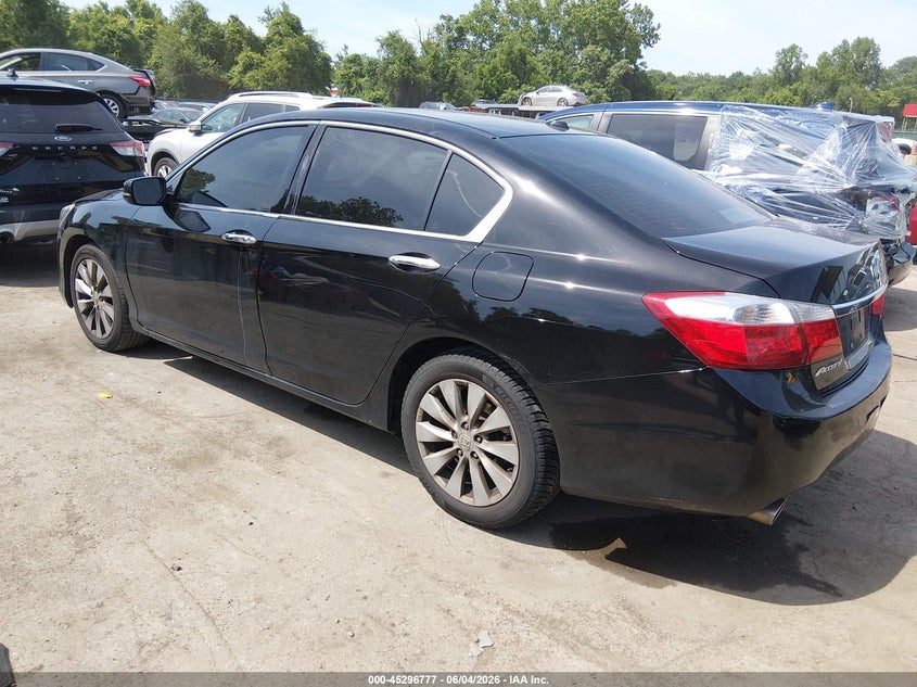 Vin: 1hgcr3f83fa011418, lot: 45794633, honda accord ex-l v-6 20153