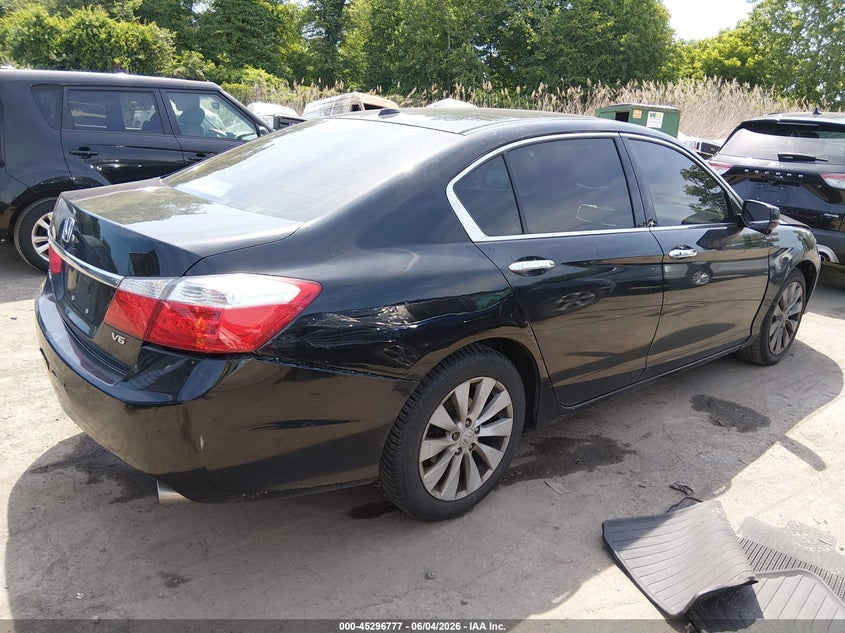 Vin: 1hgcr3f83fa011418, lot: 45794633, honda accord ex-l v-6 20154