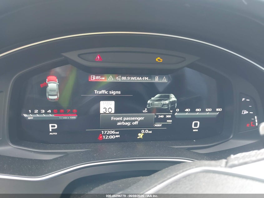 2022 Audi S6 Prestige Tfsi Quattro Tiptronic VIN: WAUFFBF20NN019717 Lot: 45296779