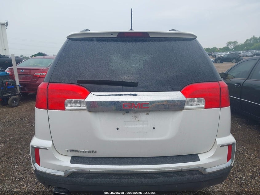 2017 Gmc Terrain 2.4 white Lot 111045296798 Vin 2GKALNEK0H6323104