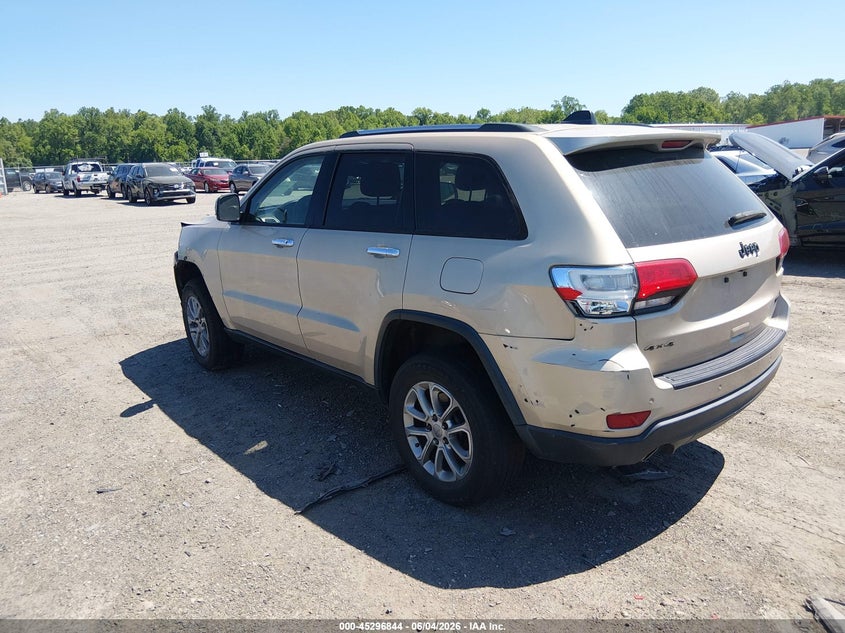 Vin: 1c4rjfbg6ec579101, lot: 45794700, jeep grand cherokee limited 20143