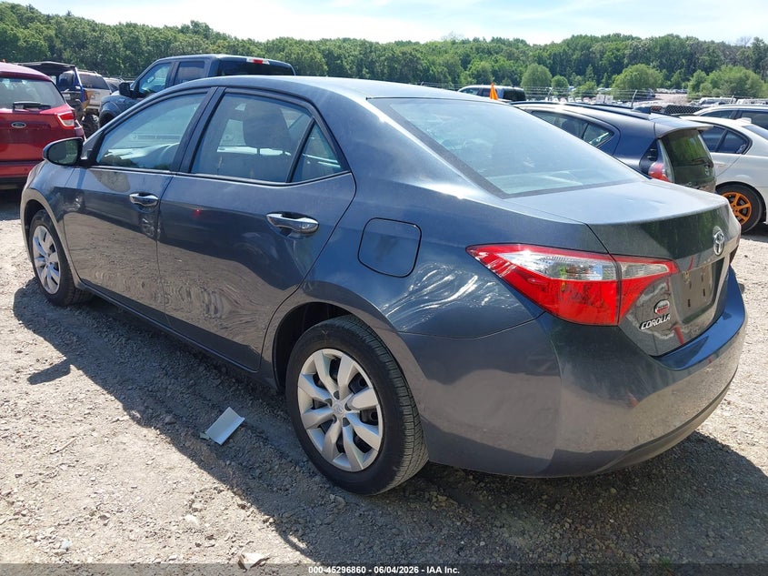 Vin: 2t1burhe4gc675366, lot: 45794717, toyota corolla le 20163