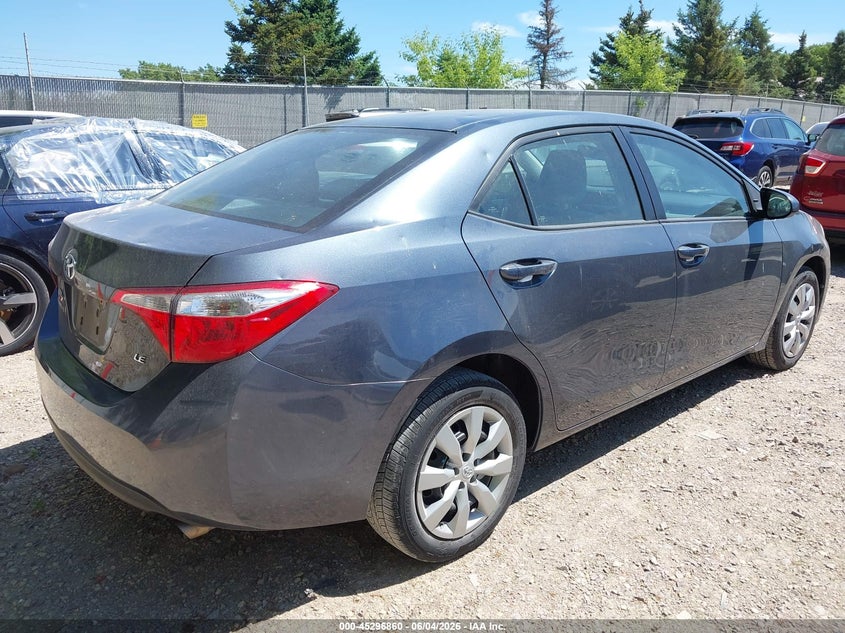 Vin: 2t1burhe4gc675366, lot: 45794717, toyota corolla le 20164