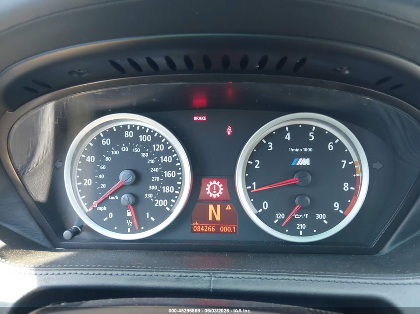 2007 BMW M6 VIN: WBSEK93587CS32472 Lot: 45296869