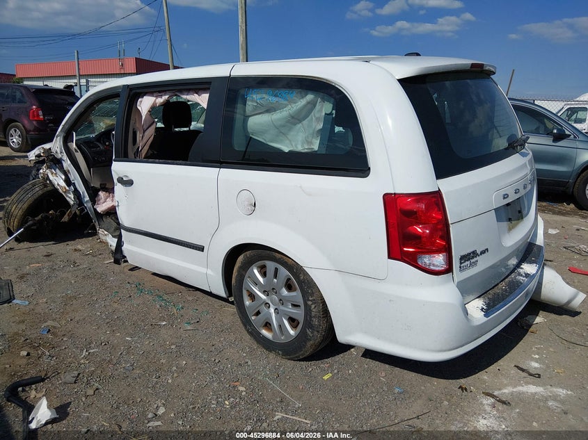 Vin: 2c4rdgbg5gr401123, lot: 45794740, dodge grand caravan american value pkg 20163