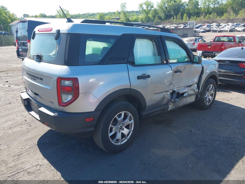 Vin: 3fmcr9a69mra65036, lot: 45794741, ford bronco sport 20214