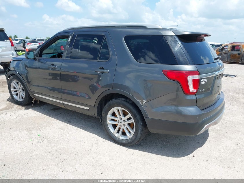 Vin: 1fm5k7d89hgb14246, lot: 45794742, ford explorer xlt 20173