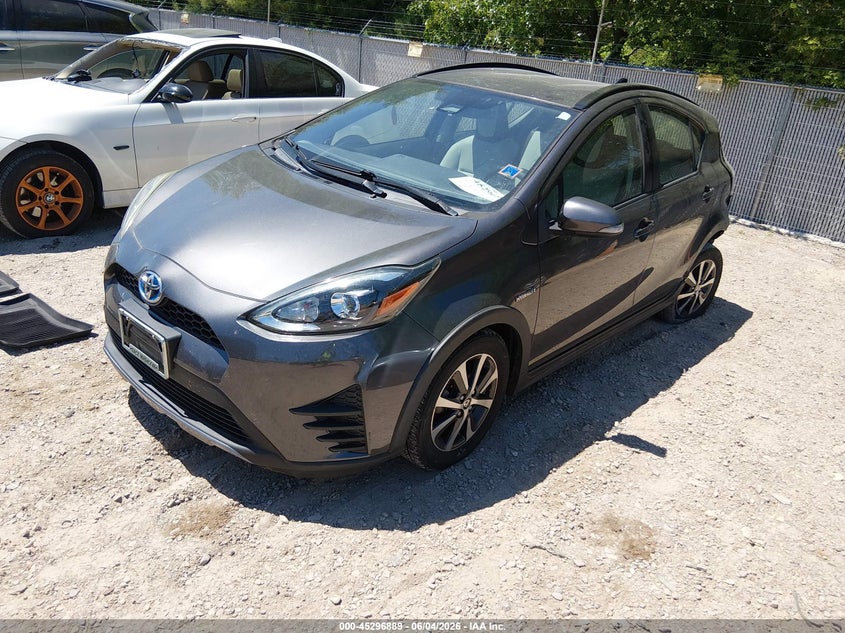 Vin: jtdkdtb37j1619566, lot: 45794745, toyota prius c one 20182