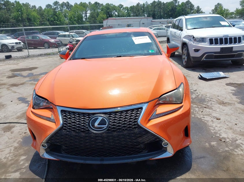2015 Lexus Rc 350 VIN: JTHHE5BC3F5009004 Lot: 45296931