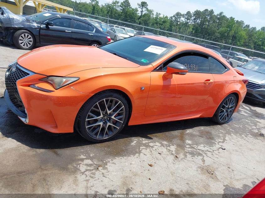 2015 Lexus Rc 350 VIN: JTHHE5BC3F5009004 Lot: 45296931