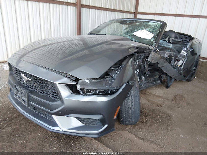 Vin: 1fagp8uh0s5117047, lot: 45794797, ford mustang ecoboost premium 20252