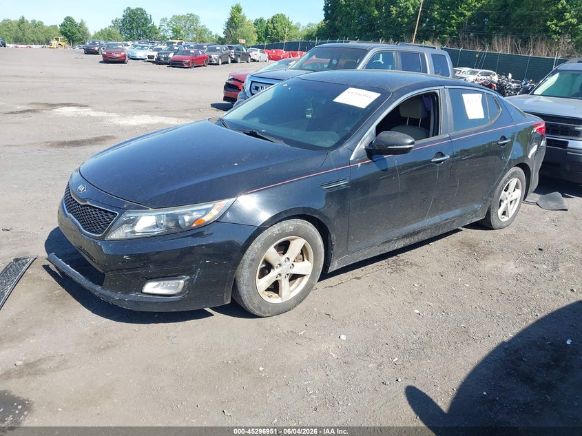 Vin: knagm4a73f5620291, lot: 45794807, kia optima lx 20152