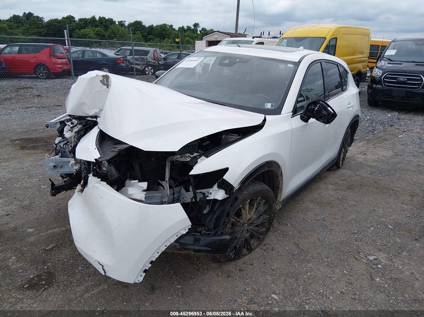 Vin: jm3kfbay0n0641607, lot: 45794809, mazda cx-5 2.5 turbo 20222
