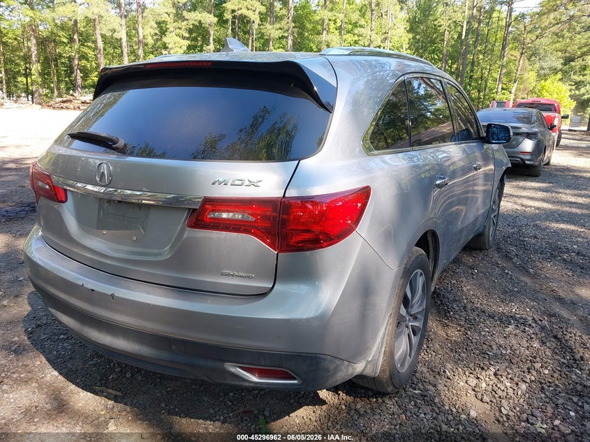 Vin: 5fryd4h40gb013928, lot: 45794818, acura mdx technology   acurawatch plus packages/technology package 20164