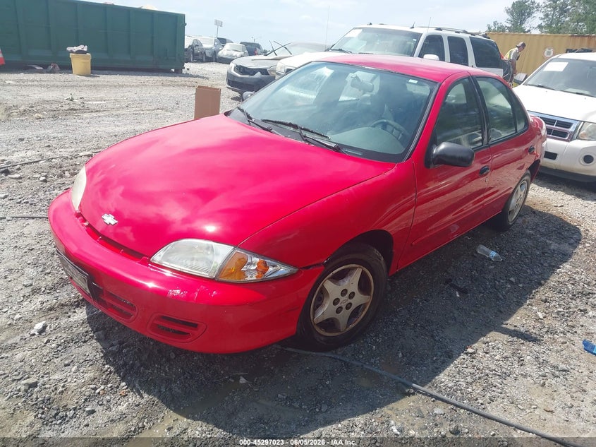 2002 Chevrolet Cavalier, Front & Rear, IAAI, VIN 1G1JC524027473361 — photo 2