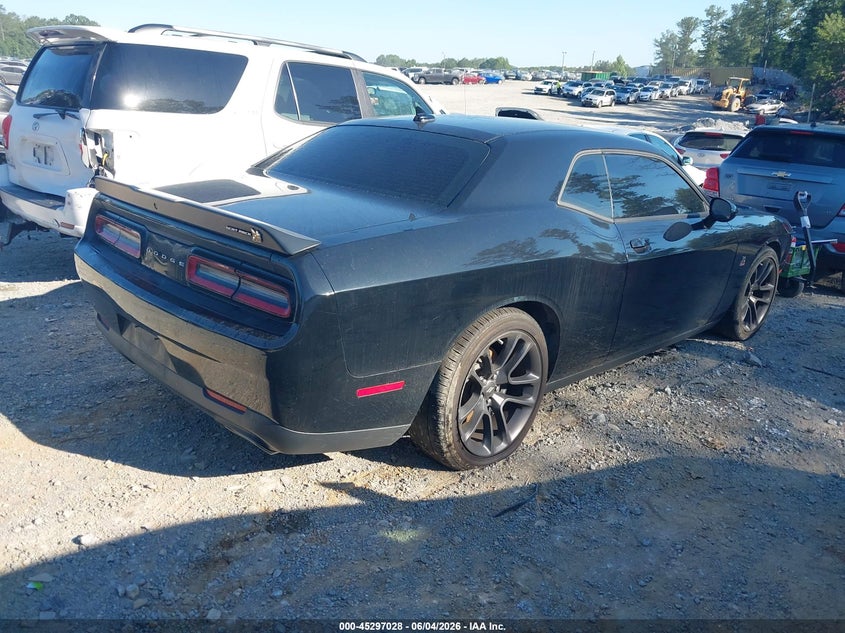 Vin: 2c3cdzfj4mh571826, lot: 45794885, dodge challenger r/t scat pack 20214