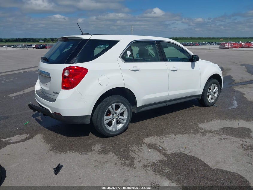Vin: 2gnfleekxf6129265, lot: 45794933, chevrolet equinox ls 20154