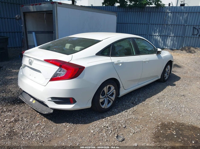 Vin: 19xfc2f57je004538, lot: 45794942, honda civic lx 20184