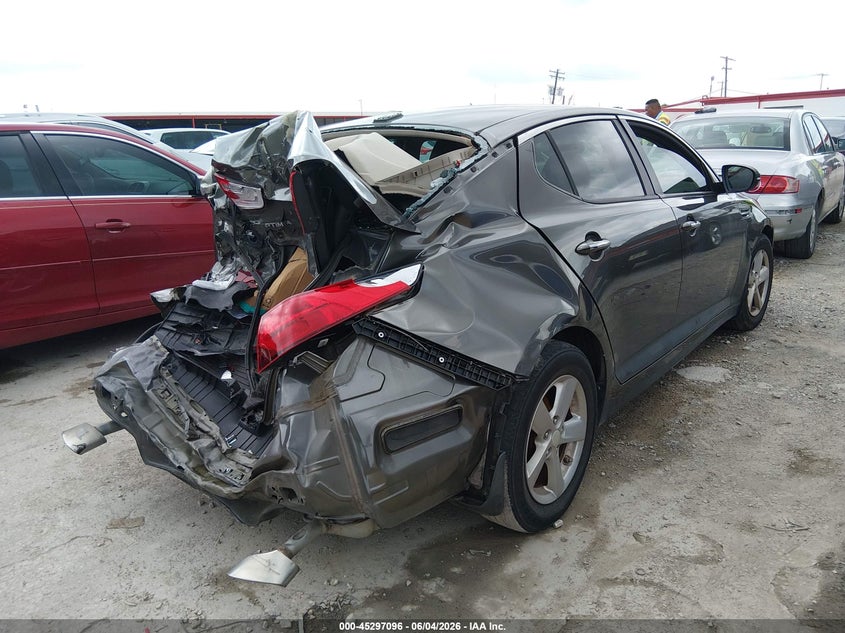 Vin: 5xxgm4a79eg334667, lot: 45794952, kia optima lx 20144