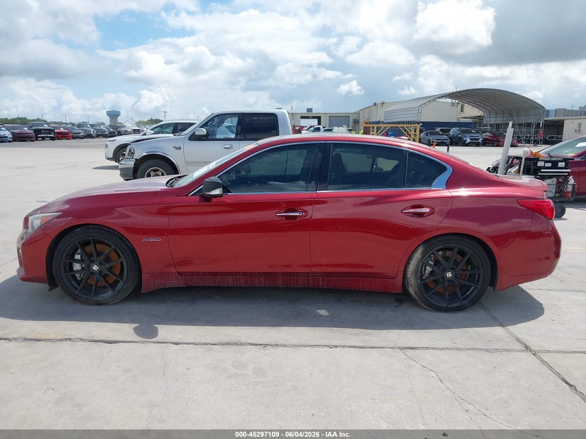 2014 Infiniti Q50 Hybrid Sport VIN: JN1AV7AP7EM690181 Lot: 45297109