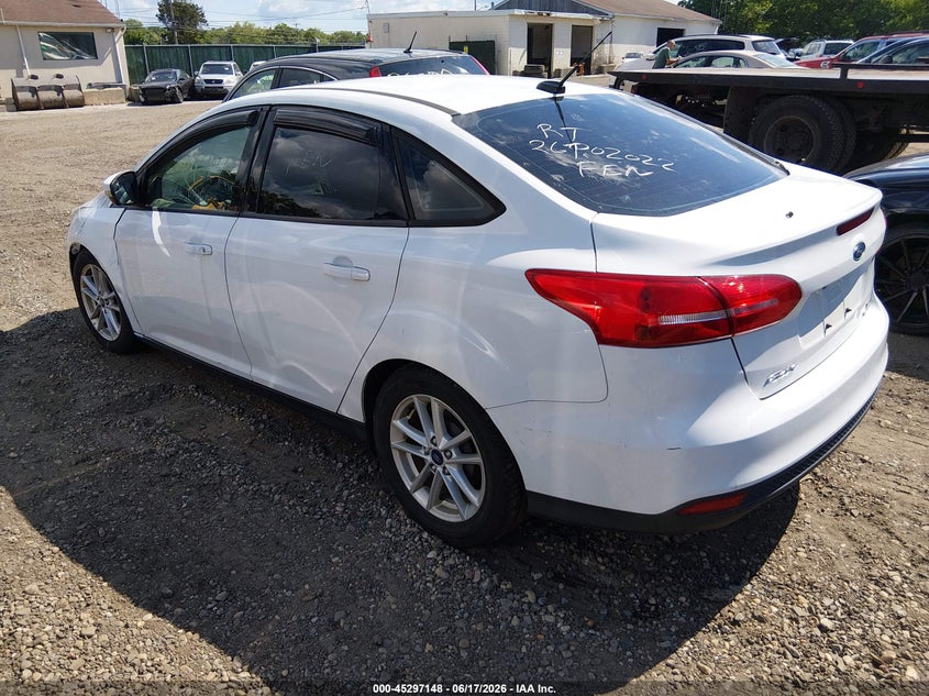 Vin: 1fadp3f29fl262667, lot: 45795004, ford focus se 20153