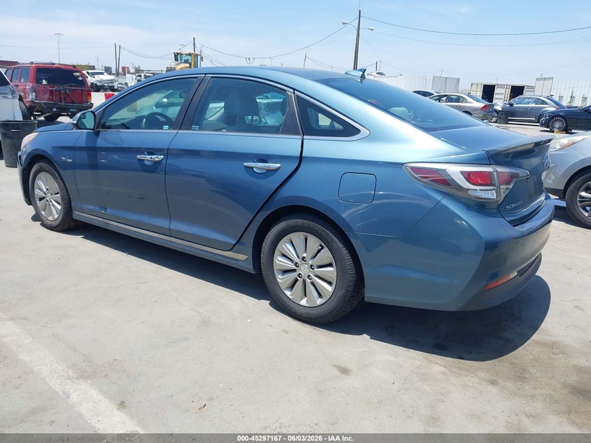 Vin: kmhe24l19ga012093, lot: 45795023, hyundai sonata hybrid se 20163