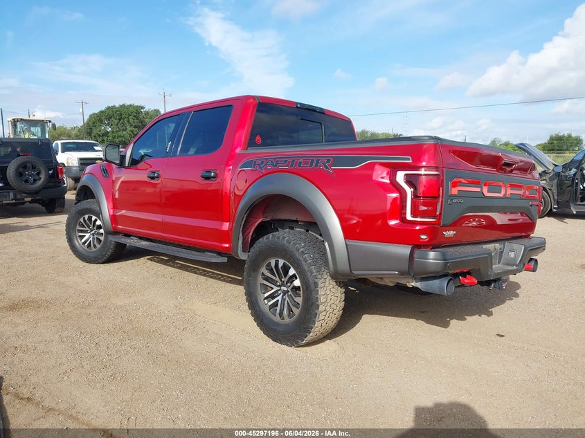 Vin: 1ftfw1rg2lfb08510, lot: 45795052, ford f-150 raptor 20203