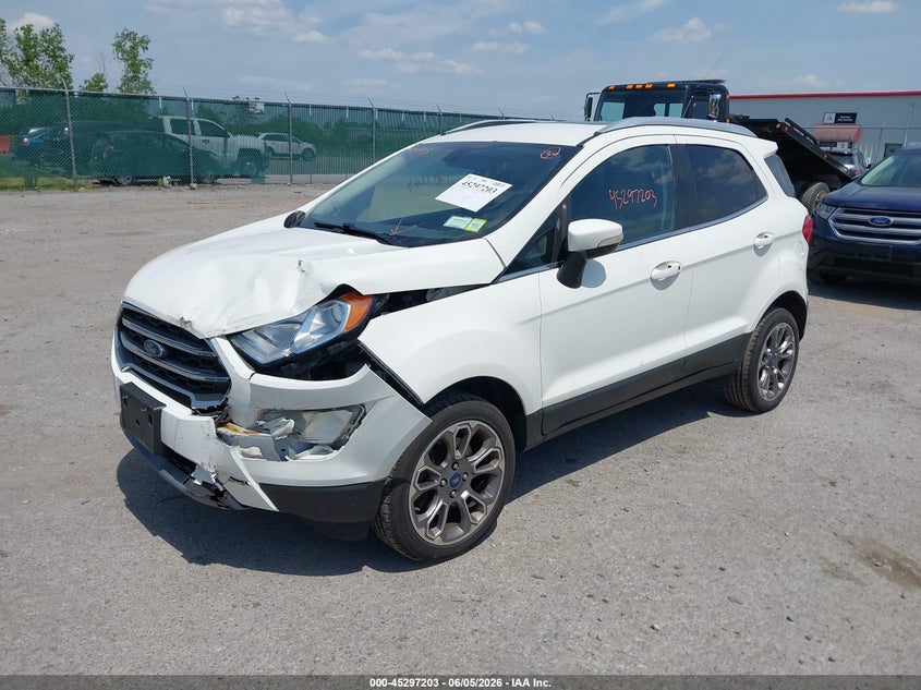 Vin: maj6p1wl1jc175702, lot: 45795059, ford ecosport titanium 20182