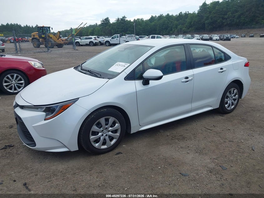 Vin: jtdb4mee7r3016507, lot: 45795083, toyota corolla le 20242