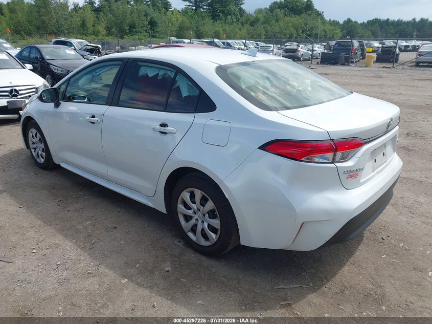 Vin: jtdb4mee7r3016507, lot: 45795083, toyota corolla le 20243