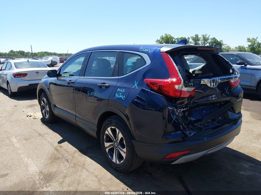 Vin: 2hkrw6h37hh202355, lot: 45795090, honda cr-v lx 20173