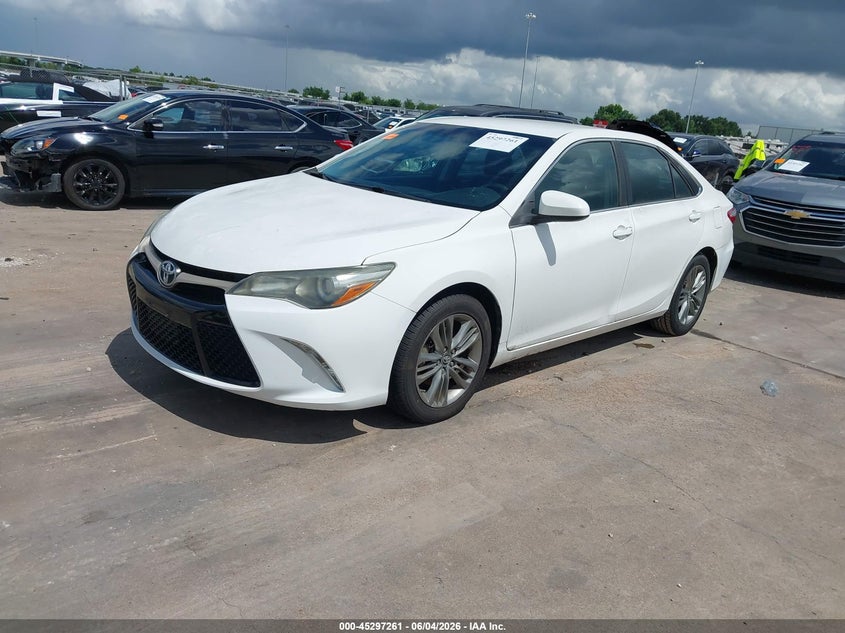 Vin: 4t1bf1fk7gu189122, lot: 45795117, toyota camry se 20162