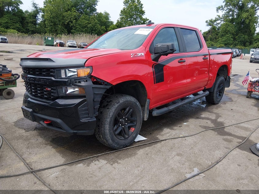 2020 Chevrolet Silverado 1500 4wd  Short Bed Custom Trail Boss 3GCPYCEF8LG434172 photo 1