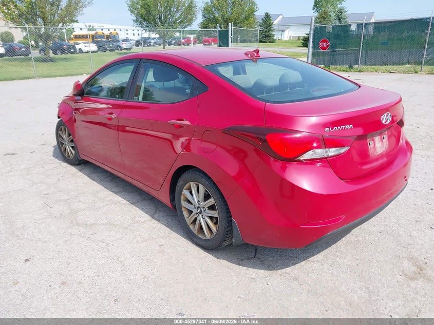 Vin: kmhdh4ae6gu518205, lot: 45795197, hyundai elantra se 20163