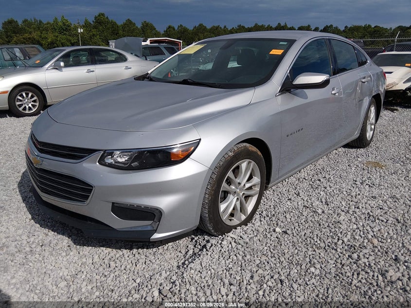Vin: 1g1zd5st5jf182902, lot: 45795208, chevrolet malibu lt 20182