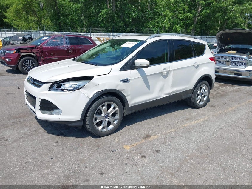 Vin: 1fmcu9j96guc57682, lot: 45795221, ford escape titanium 20162