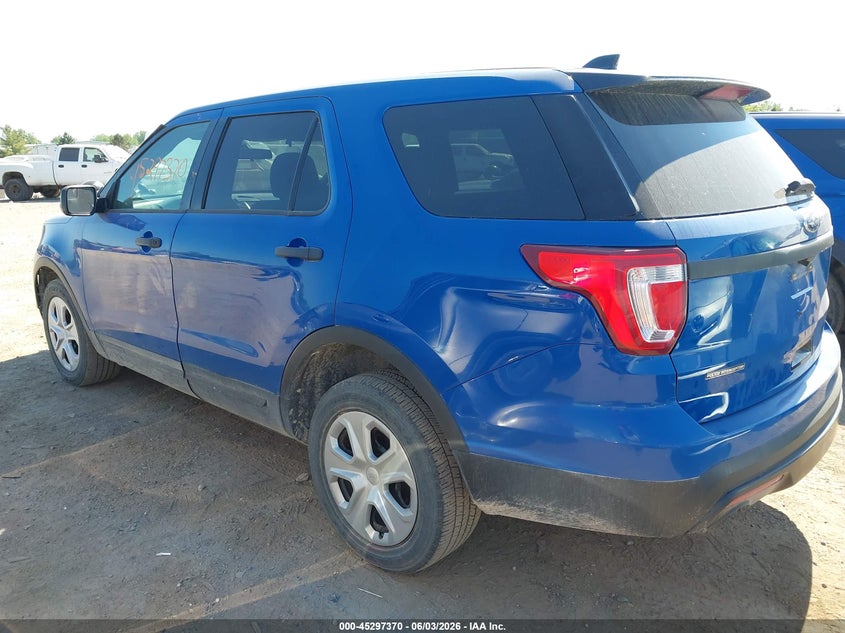 Vin: 1fm5k8ar8hgd24971, lot: 45795226, ford utility police interceptor 20173